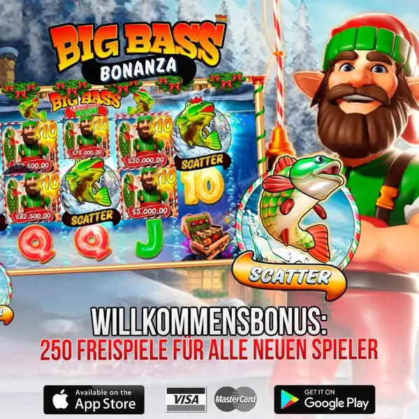 Кадр рекламы Big Bass Bonanza UK