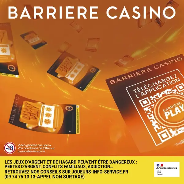 Кадр рекламы Casino Barrière Cassis