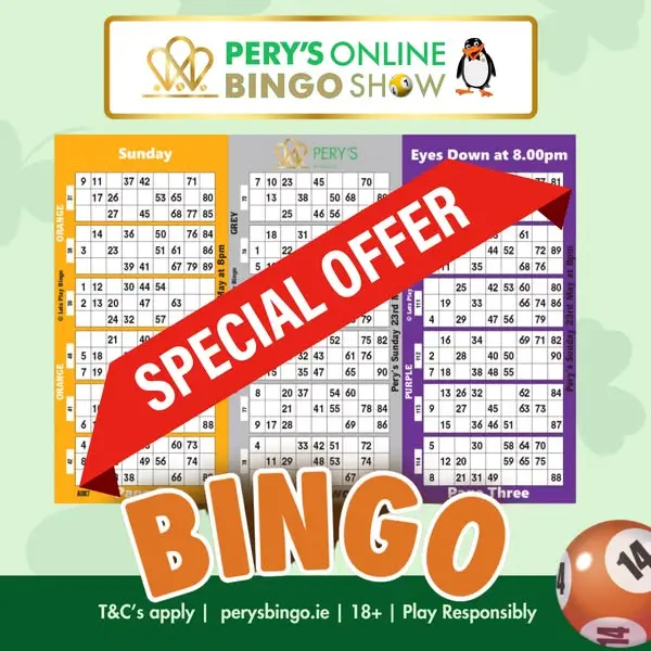 Кадр рекламы Pery's Bingo