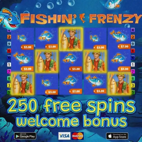 Кадр рекламы Fishin Frezy