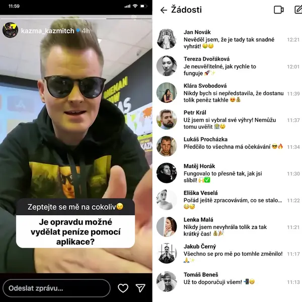 Кадр рекламы Kazma App