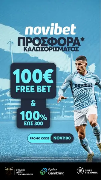 Кадр рекламы Novibet Cyprus