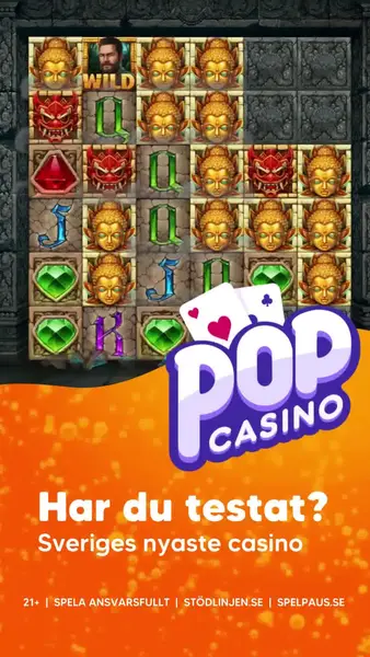 Кадр рекламы Pop Casino