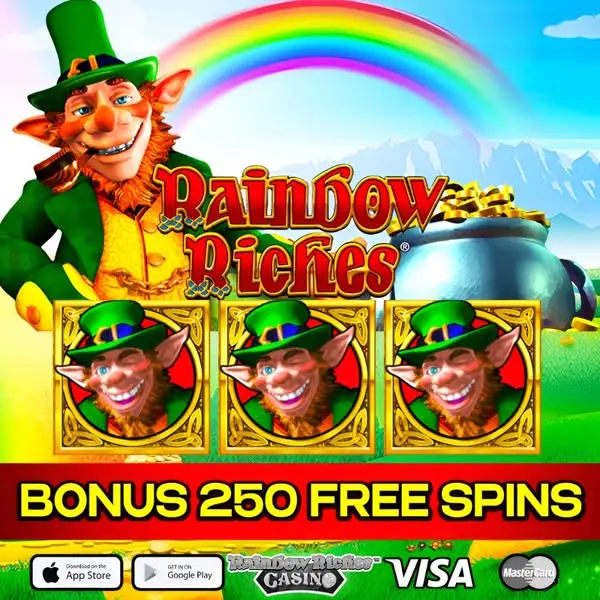 Кадр рекламы Rаinbow Riches