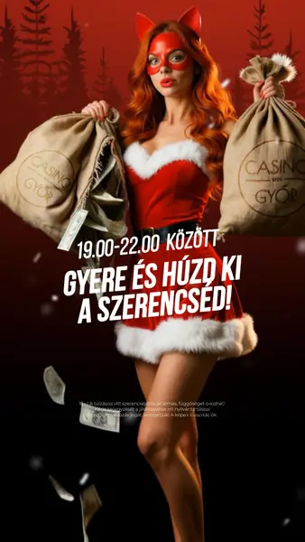 Кадр рекламы Casino WIN Győr