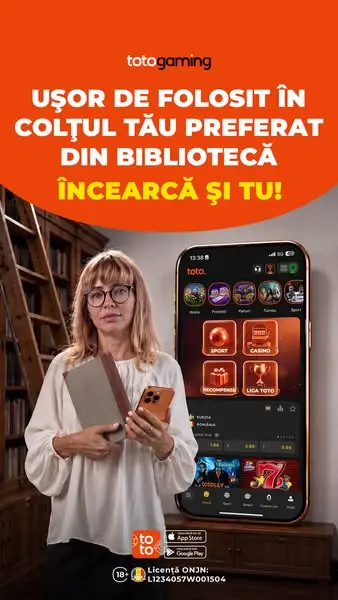 Кадр рекламы Totogaming Romania