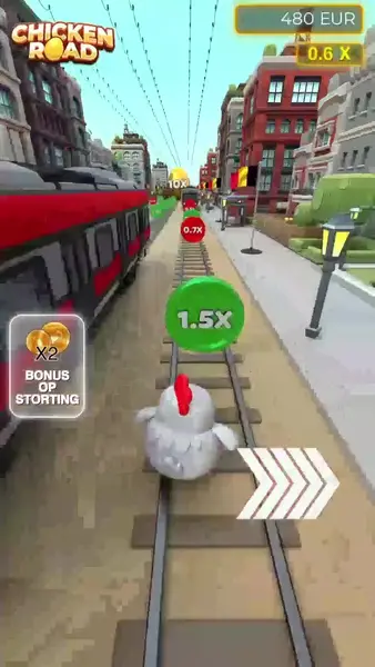 Кадр рекламы Chicken Road x400