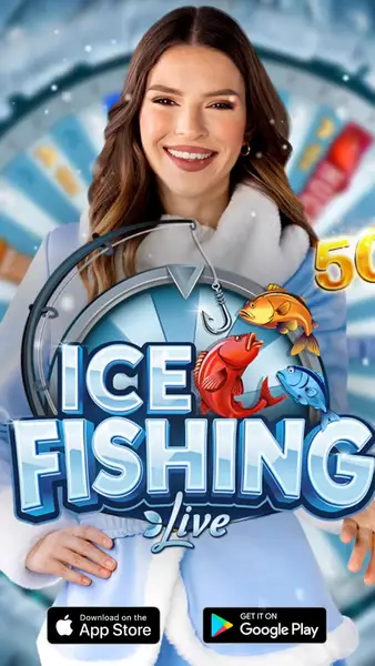 Кадр рекламы Ice Fishing Live