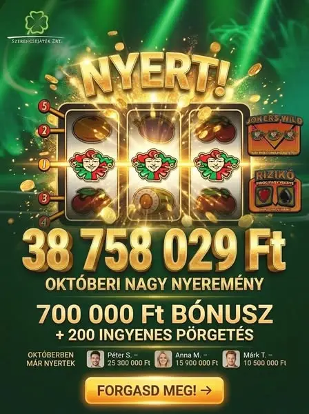 Кадр рекламы Magyar legendás slotok