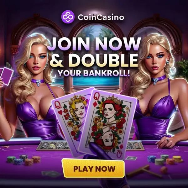 Кадр рекламы CoinCasino