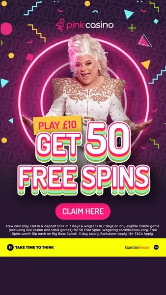 Кадр рекламы Pink Casino