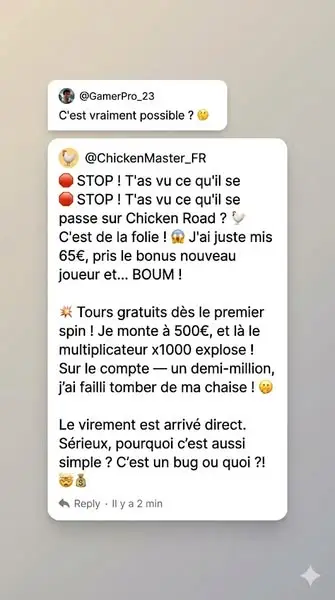 Кадр рекламы Chicken Aventure