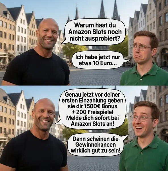 Кадр рекламы Amazon Slots Unterhaltung