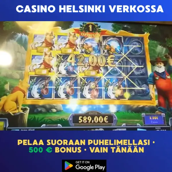 Кадр рекламы Helsinki slots