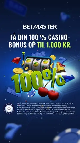 Кадр рекламы Betmaster Danmark