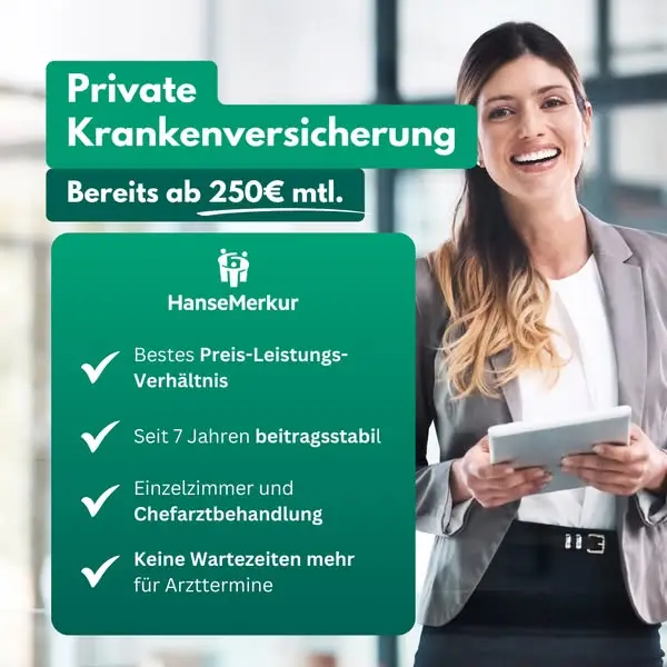 Кадр рекламы HanseMerkur Regionalgeschäftsstelle Duisburg