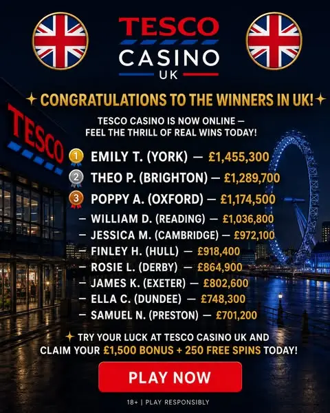 Кадр рекламы Tesco Casino