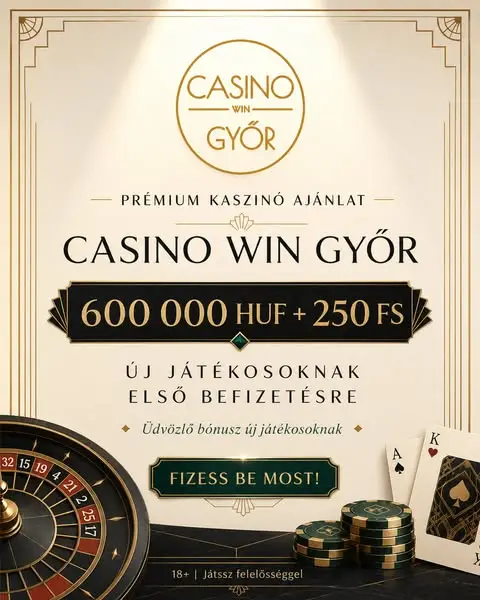 Кадр рекламы Casino Win Győr