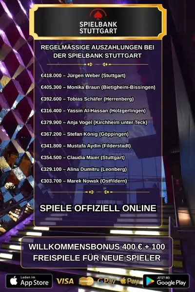 Кадр рекламы Die Spielbank Deutschland
