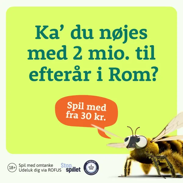 Кадр рекламы Landbrugslotteriet