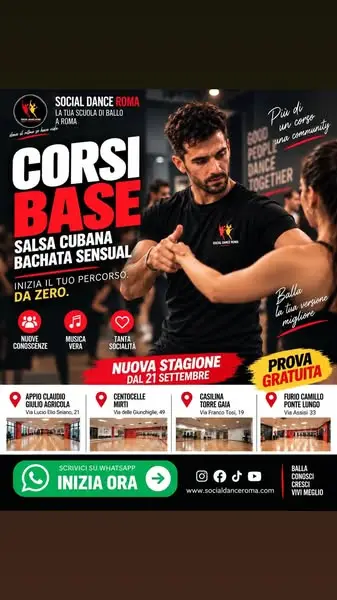 Кадр рекламы Social Dance Roma