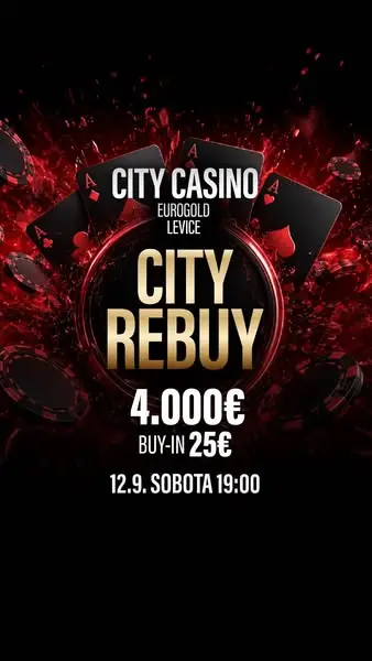 Кадр рекламы City Casino Eurogold Levice