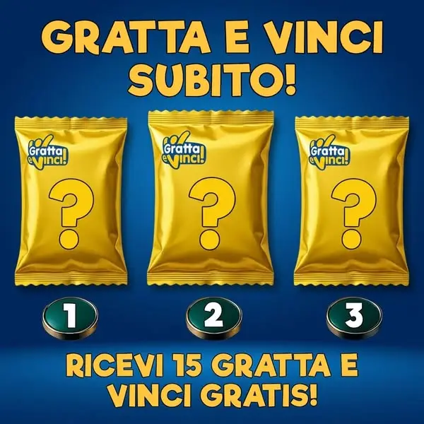 Кадр рекламы Gratta e vinci