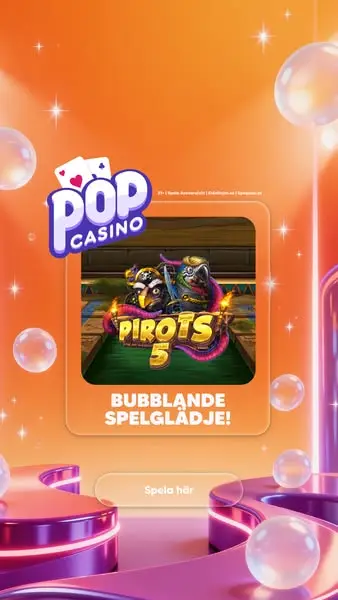 Кадр рекламы Pop Casino