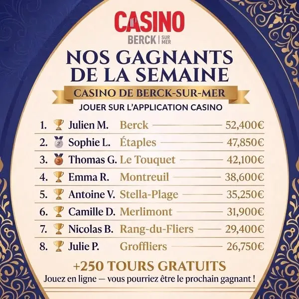 Кадр рекламы Casino de Berck-sur-Mer