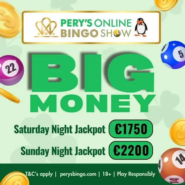 Кадр рекламы Pery's Bingo