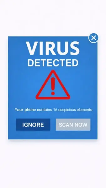 Кадр рекламы Phone Cleaner