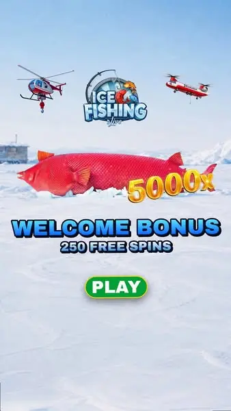 Кадр рекламы IceFishing game