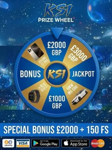 Кадр рекламы KSI Lucky Wheel