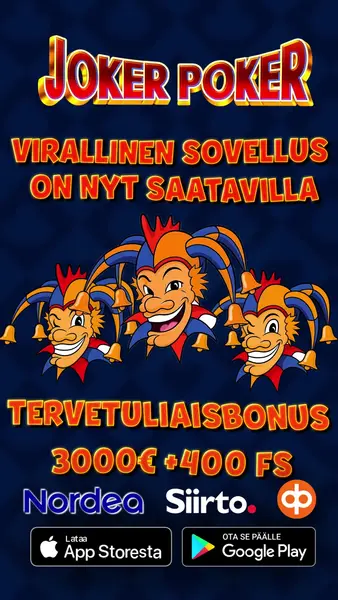Кадр рекламы Onnelliset Slotit