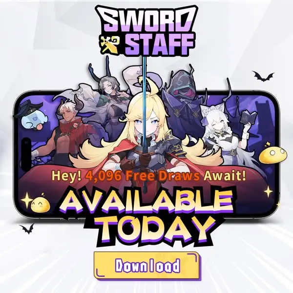 Кадр рекламы Sword x Staff