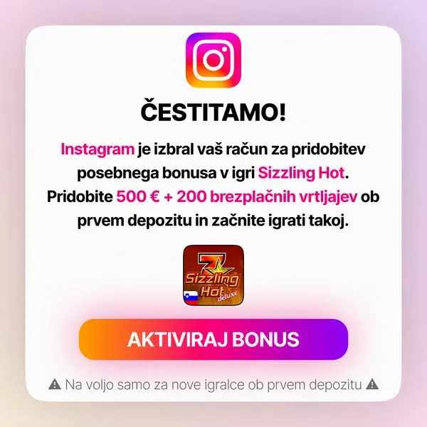 Кадр рекламы Sizzling Jackpot Sl
