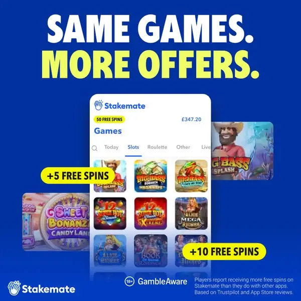 Кадр рекламы Stakemate UK