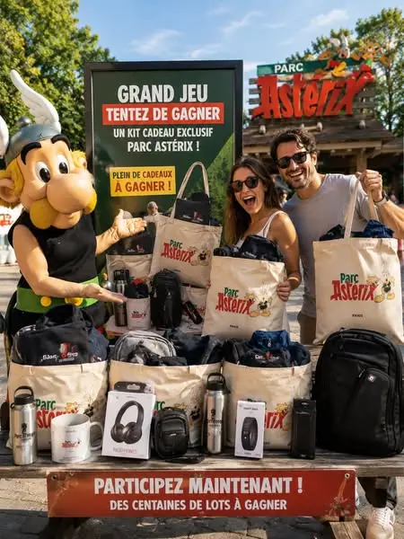 Кадр рекламы Astérix Adventure Club