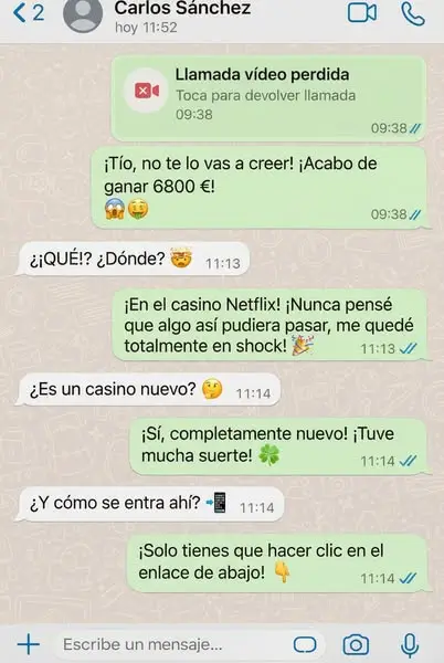 Кадр рекламы Netflix Casino