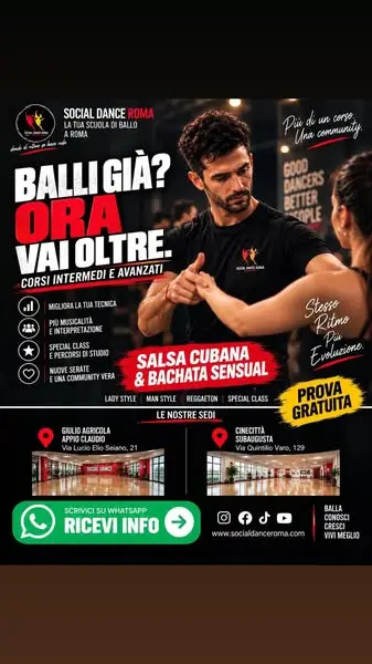 Кадр рекламы Social Dance Roma