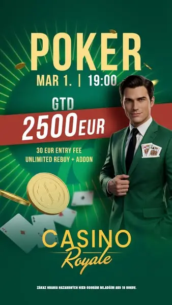 Кадр рекламы Casino Royale
