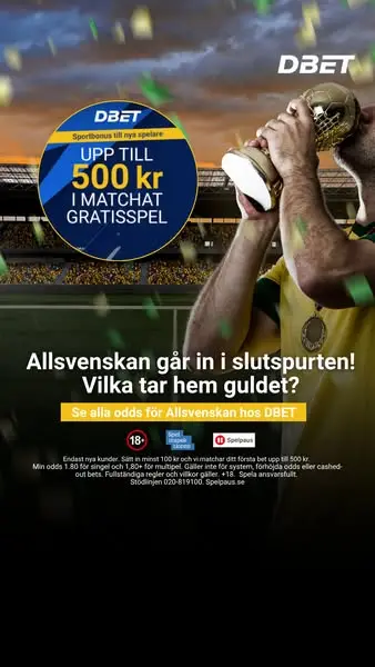 Кадр рекламы Allt om betting