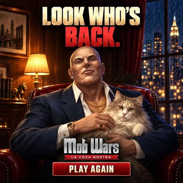 Кадр рекламы Mob Wars: La Cosa Nostra