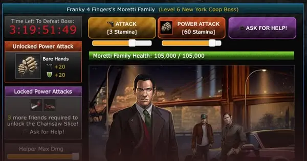 Кадр рекламы Mob Wars: La Cosa Nostra