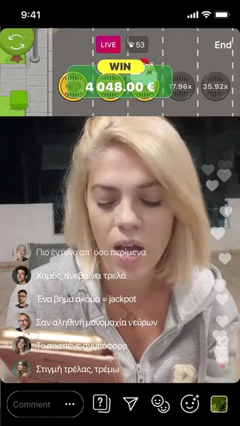 Кадр рекламы Spinstream Club