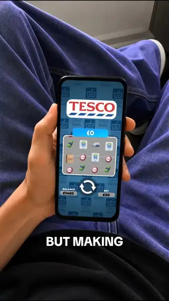 Кадр рекламы Tesco Spin Community