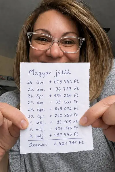 Кадр рекламы Anna Szabó
