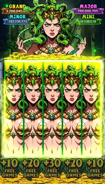 Кадр рекламы Medusa’s Madness Casino