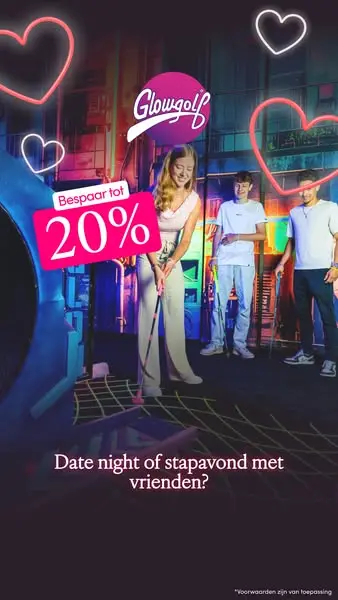 Кадр рекламы GlowGolf Amsterdam Sloterdijk