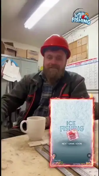 Кадр рекламы Ice Fishing